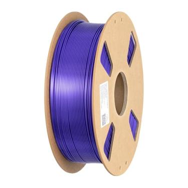 Imagem de SHENGTIAN Filamento 3D PLA Roxo Seda 1,75 mm 1 kg (1 kg) Material de Impressão Roxo Seda Brilhante Lilás Violeta Lilás Ametista Orquídea Uva Vermelho Escuro