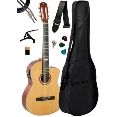 Imagem de Violão Strinberg Sc200c Ns + Capa E Acessórios