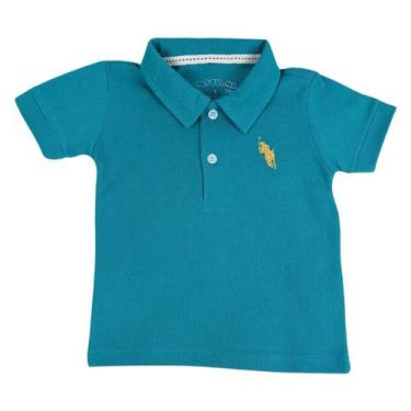 Imagem de Camiseta Roupa Bebê Gola Polo Piquet e Infantil com Bordado - Patrulha