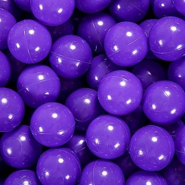 Imagem de STARBOLO Bolas De Piscina De Bolinhas - 100 Peças De Bolas De Brinquedo De Plástico À Prova De Esmagamento Para Crianças, Bolas Coloridas De Oceano De Macaron Para Jogos De Festa De Aniversário, Pis