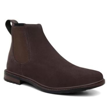 Imagem de Bota Botina Chelsea Masculina Em Couro Confortável Casual-Masculino