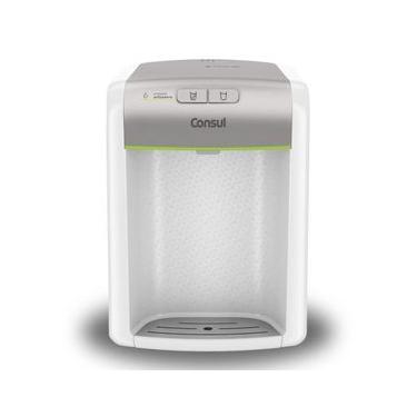 Imagem de Purificador de Água Natural e Gelada Consul Antibactérias Prata Bivolt CPB34AS