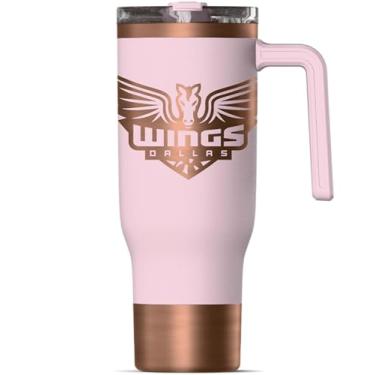 Imagem de Hydrapeak x WNBA Voyager Dallas Wings 1,134 g oficialmente licenciado com alça e tampa de canudo, copo isolado à prova de vazamento, compatível com suporte de copo