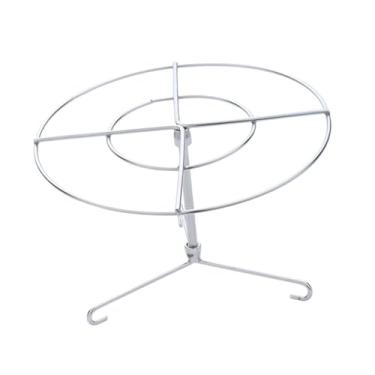 Imagem de Generic Suporte para espetos de churrasco, conjunto de espetinhos, ferramenta de cozinha resistente, espeto giratório reutilizável, suporte para fritadeira a