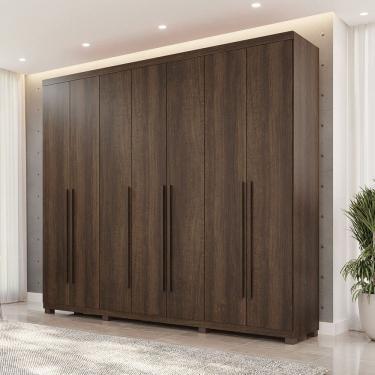 Imagem de Guarda Roupa Casal 7 Portas com Pés Istambul Benetil