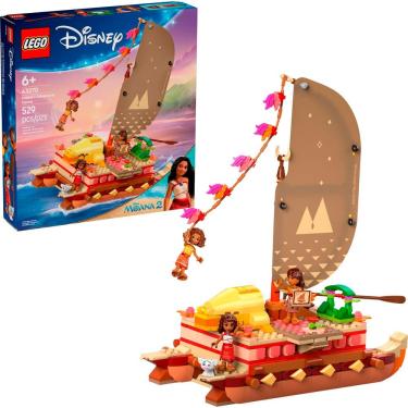 Imagem de Lego Disney Princess Canoa da Vaiana 43270 com 529pcs