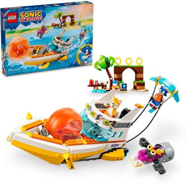 Imagem de Lego Sonic Barco de Aventura do Tails 76997 com 393pcs
