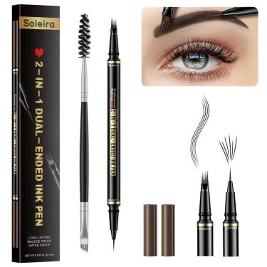 Imagem de Lápis de Sobrancelhas Soleira Waterproof com 4 pontas Microblading Black