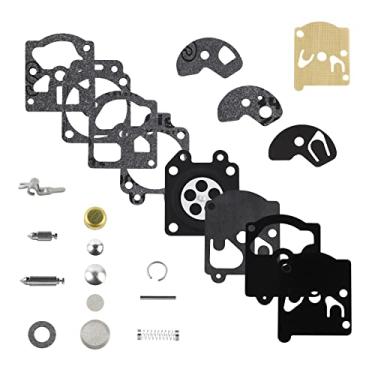 Imagem de FLYPIG Kit de reconstrução de carburador para motosserra Walbro Husqvarna K10-WAT WA WT Series Carb 2 ciclos Husqvarna Poulan Ryobi Homelite Toro Aparadores de Cordas Sopradores Motosserra
