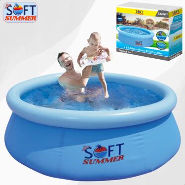 Imagem de Piscina Inflável 1000 Litros Redonda Com Borda 1,68m X 51cm I