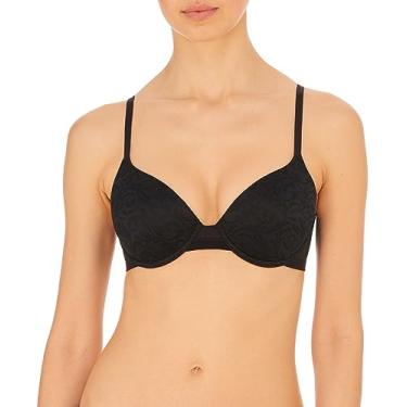 Imagem de Natori Aro feminino transparente com contorno de ilusão, Preto, 34DD