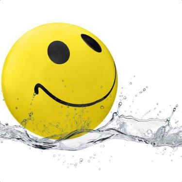 Imagem de Bola De Vinil Infantil Inflável Grande Praia Piscina Festa Emoji - Win