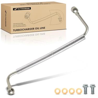 Imagem de A-Premium Linha de óleo de turbocompressor compatível com Chevrolet Silverado 2500 HD 2004-2005, Silverado 3500, C4500/C5500 Kodiak e GMC Sierra 2500 HD, Sierra 3500, C4500/C5500 Topkick & Workhorse