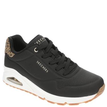 Imagem de Skechers Tênis feminino Uno-Jungle Nite, Preto/leopardo, 11 Wide