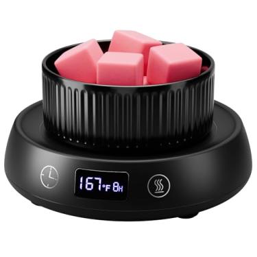 Imagem de Lyty Aquecedor de cera 3 em 1 aquecedor de vela com temporizador, derretidor de cera perfumado elétrico queimador de cubo de cera para casa, quarto, escritório, desligamento automático 8H