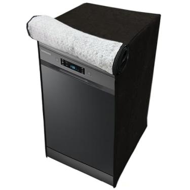 Imagem de CAPA PARA LAVA LOUÇAS SAMSUNG 10 SERVIÇOS IMPERMEÁVEL FLEX (Preto)