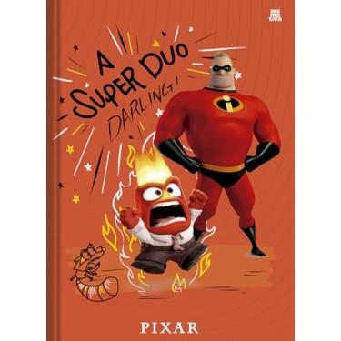 Imagem de Caderno Brochura Animativa, Capa Dura, Pixar, 80 Folhas, Pacote com 5 Unidades