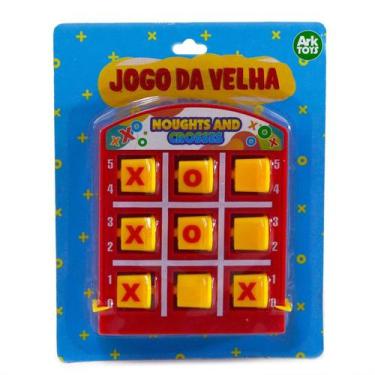 Imagem de Jogo da Velha Tabuleiro Raciocinio Educativo - Tudo em Caixa - Genéric