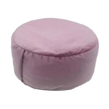Imagem de menolana Almofada de meditação para chão, 13,78 polegadas, capa com zíper para sentar, almofada de chão para ioga, relaxamento no escritório e sala de estar, Rosa