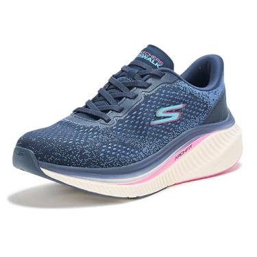 Imagem de Skechers Tênis Roslyn feminino Max Cushion Arch Fit, Azul-marinho/roxo, 37