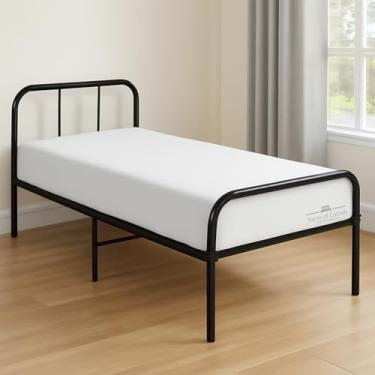 Imagem de Lençol com elástico para berço 71 cm x 190 cm - 100% algodão egípcio - 1 lençol de baixo tamanho de berço, ajuste confortável para colchão estreito de solteiro/beliche RVs/camas de hóspedes/berço