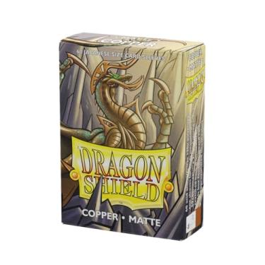Imagem de Dragon Shield | Mangas foscas de tamanho japonês | 60 CT - Mangas TCG premium lisas e resistentes - Compatível com Yu-Gi-Oh, Naruto, Cardfight e Vanguard | Cobre