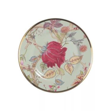 Imagem de Conjunto com 6 Pratos de Sobremesa Neomint Flowers Ø21cm - Alleanza Ce