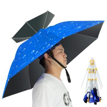 Imagem de Chapéu de guarda-chuva New-VI dobrável e ajustável UPF 50+