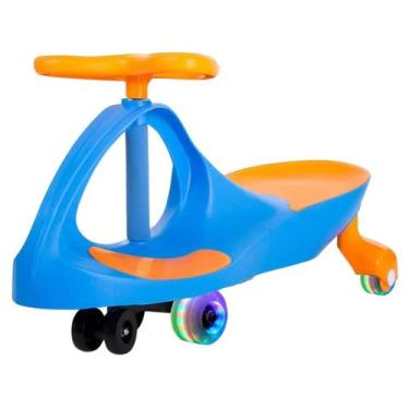 Imagem de Carrinho Rolimã Zig Zag Car 360 Roda Led Infantil - Castela