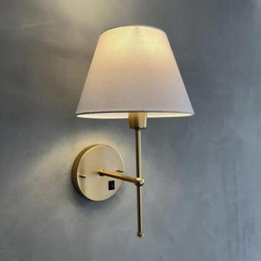 Imagem de Arandela De Parede Clássica interna Com Interruptor e Cúpula Ref 19 Il