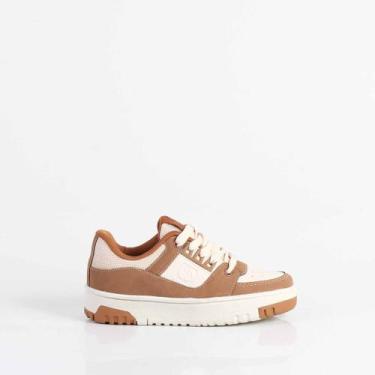 Imagem de Tenis Casual Ollie Rockyinf Preto, Branco, Camel, 417, 29