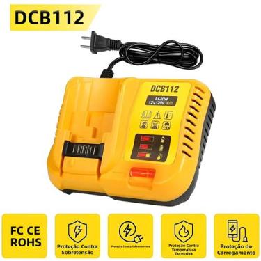Imagem de Carregador De Bateria De Lítio 2A Para Dewalt 10.8V 12V 14.4V 18V 20V 