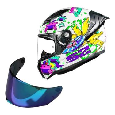 Imagem de Kit Capacete Moto Ls2 FF810 Vigo Space Roxo + Viseira Camaleao (56)
