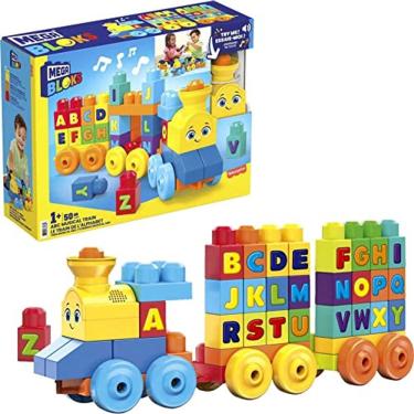 Imagem de Brinquedo de construção MEGA BLOKS Fisher-Price ABC Blocks, 