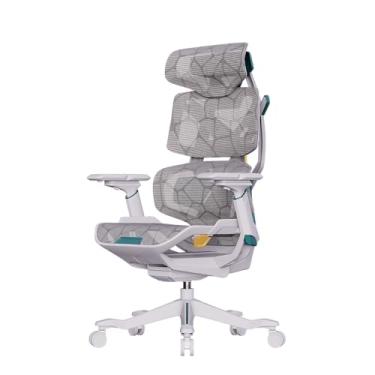 Imagem de Cadeira Ergonômica Elements Vector Branco e Verde