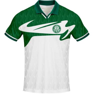 Imagem de CAMISETA MASCULINA PALMEIRAS RETRÔ 1996, BRANCO, P
