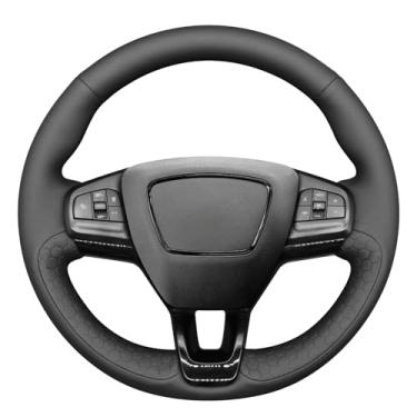 Imagem de MEWANT Capa de volante para Ford Mustang Mach-E 2021-2025 costurada à mão