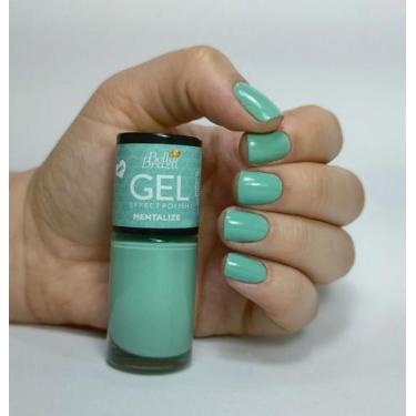 Imagem de Esmalte Efeito Gel Mentalize Bella Brazil 9ml  Brilho e Longa Duração