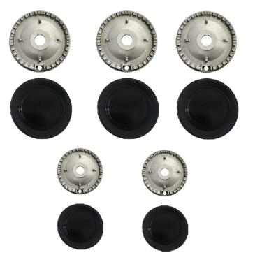 Imagem de Kit Queimador+Espalhador Para Fogão Consul 5 Bocas - Cfs5var