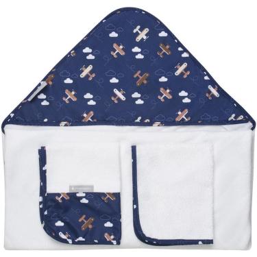 Imagem de Conjunto De Toalhas 3Un Masterbag Avião Azul Marinho