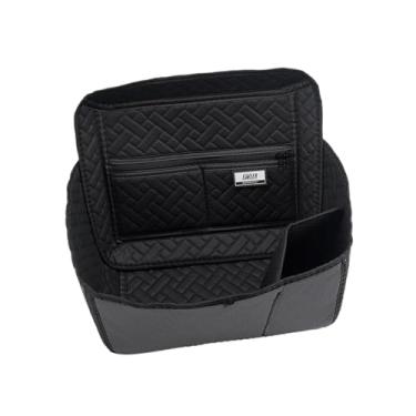 Imagem de MotiveTech Bolsa de contêiner para caixa traseira de motocicleta, revestimento superior e inferior resistente, acessórios internos, protetor de capa de, Preto Acolchoado