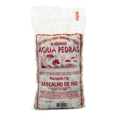 Imagem de Cascalho De Rio Aqua Pedras N 3 - 1kgPara Aquários E Jardim