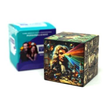 Imagem de Cubo Mágico Manual do Mundo Ciência Retrô - Cubo Mágico Personalizado Profissional