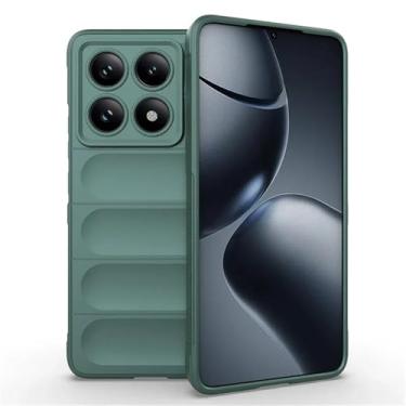 Imagem de Capa macia para celular com absorção de choque, adequada para Xiaomi Note 14 13 12 Pro Plus 5G 4G 14T 14T Pro 13C, verde escuro, para Note 13 5G