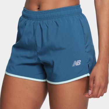 Imagem de Short New Balance Sport Essentials Run 3 Feminino, Verde, M