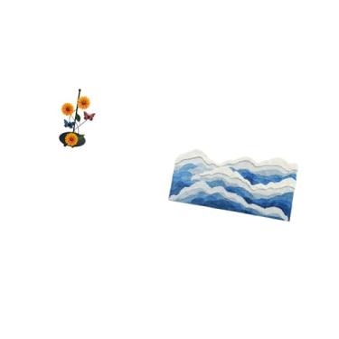 Imagem de Fenteer Porta-toalhas de Papel, Dispensador, Antiderrapante, Vertical, Porta-lenços, Tapete de área, Tapete de Banho para Decoração de Casa, Presente, Cozinha