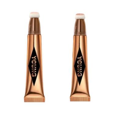 Imagem de Blush Em Pó Com Almofada De Ar YOUNG VISION Em 6 Opções De Cores, Maqu