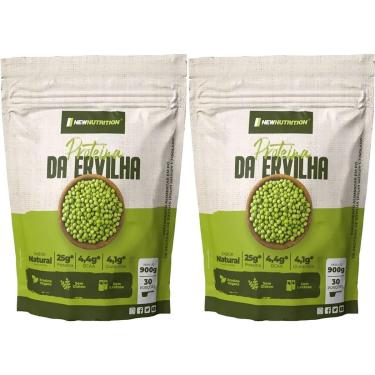 Imagem de Kit 2X Proteína da Ervilha - 900g Refil Natural - NewNutrition-Masculino