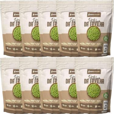 Imagem de Kit 10X Proteína da Ervilha - 900g Refil Baunilha - NewNutrition-Masculino