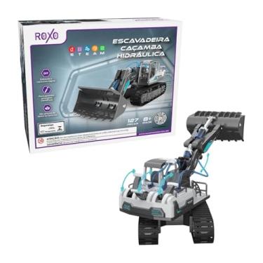 Imagem de Brinquedo Diy Escavadeira Caçamba Hidráulica Kit Com 127 Peças